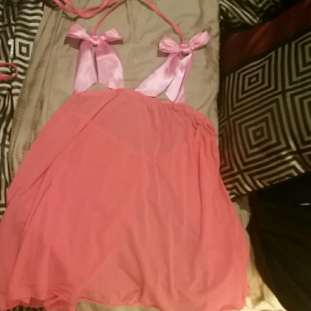 Victoria's Secret nighties bow panties and bra